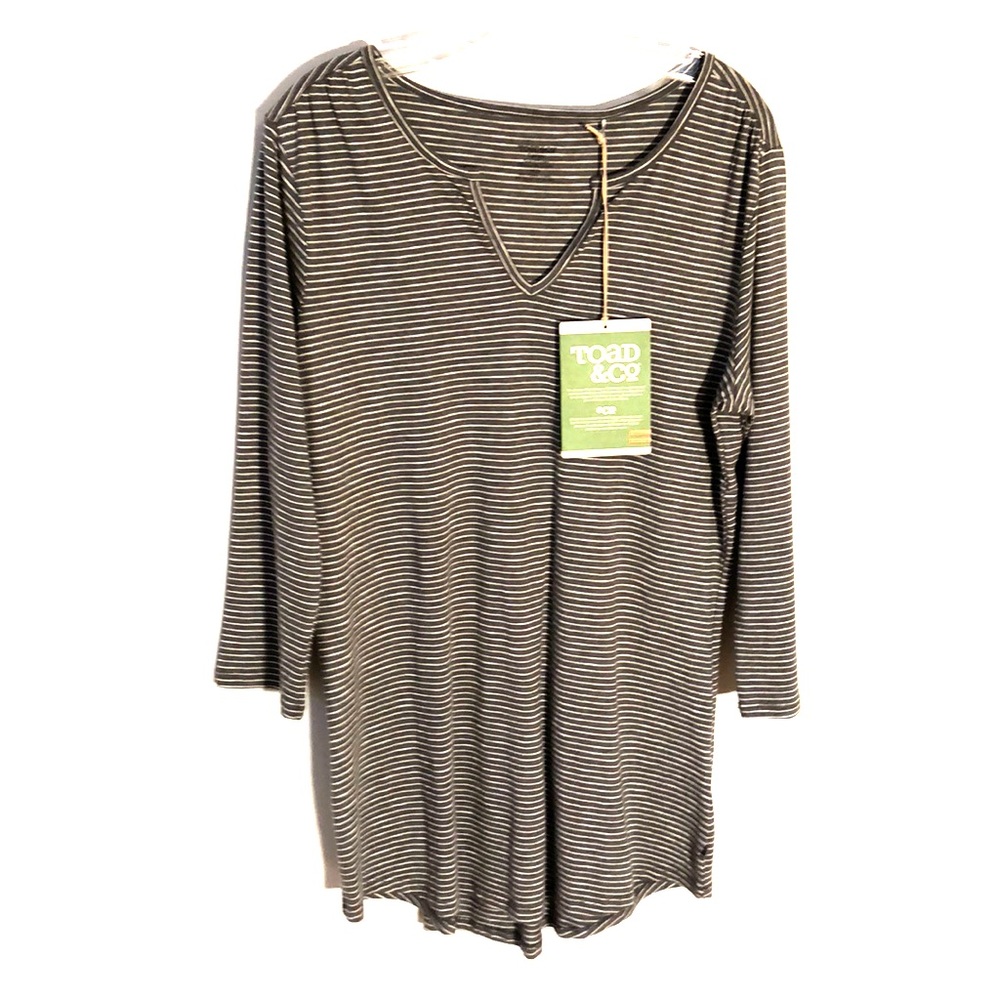 Toad & Company. NWT. Stripped tunic. High/low hem